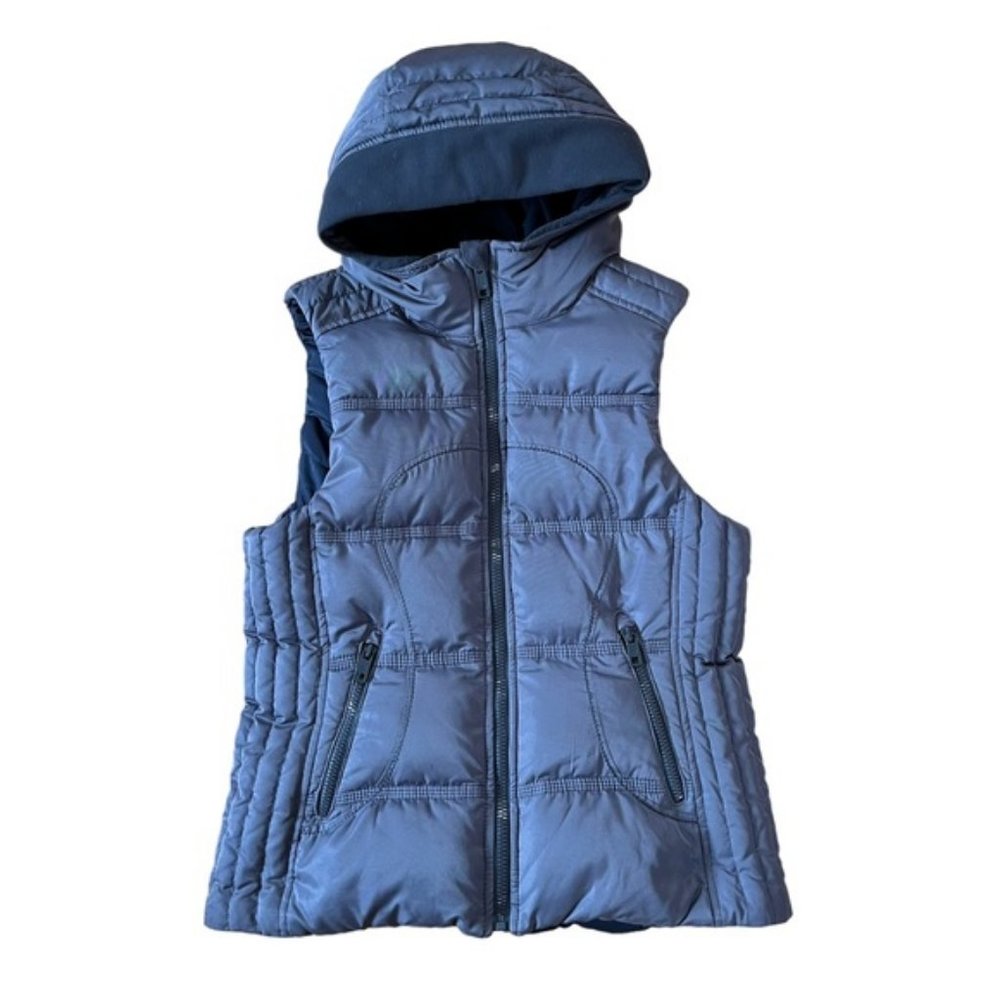 Lululemon Gray Peace of Mind Down Vest Size 8